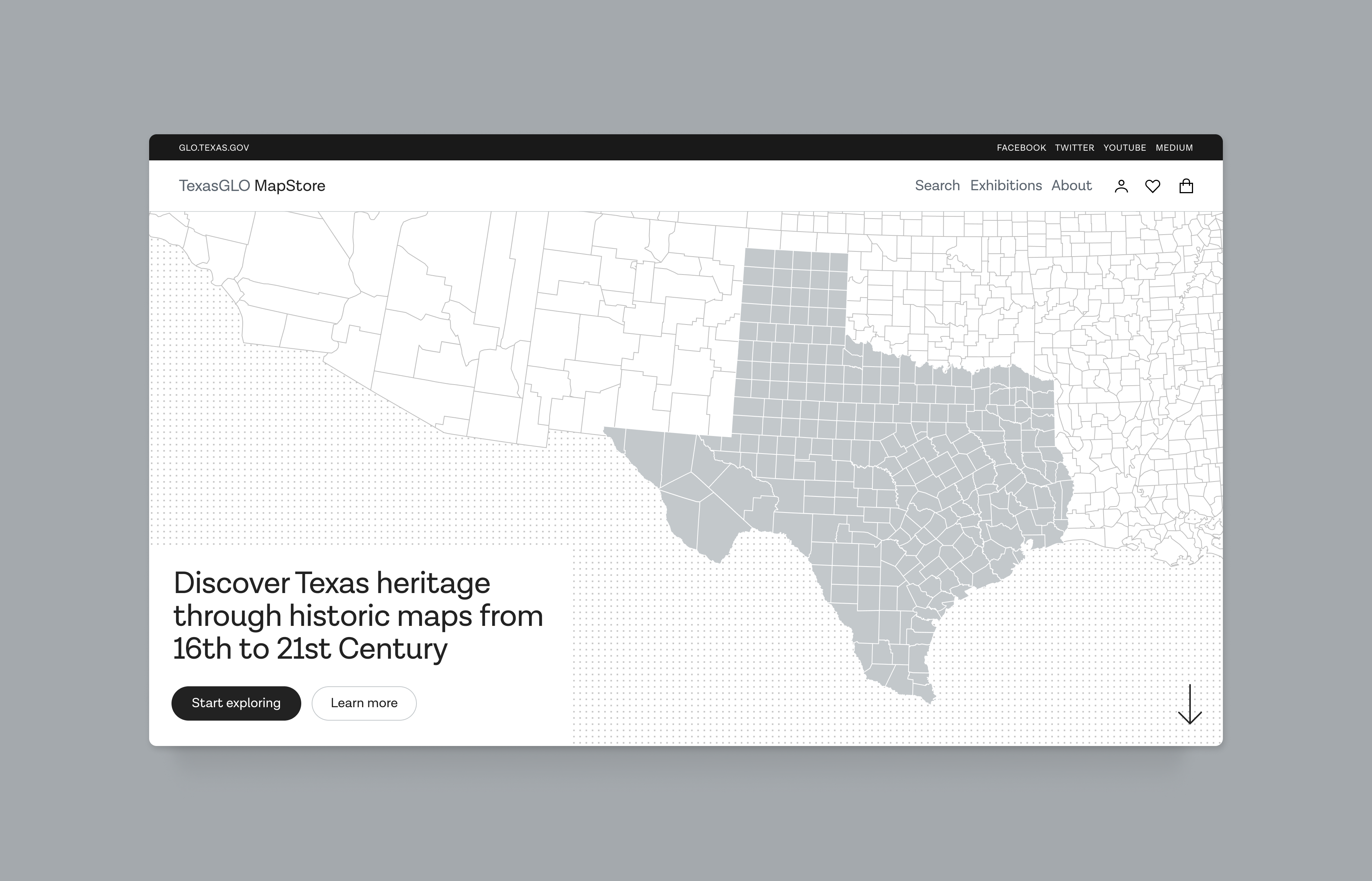 Texas GLO Mapstore project image